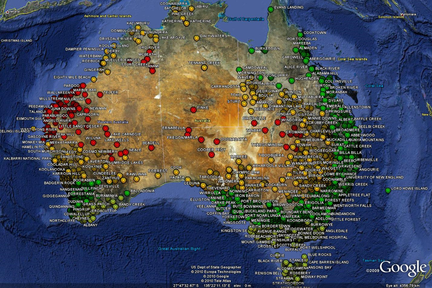 PV REC Zone Map Australia