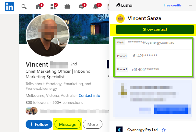LinkedIn Connection